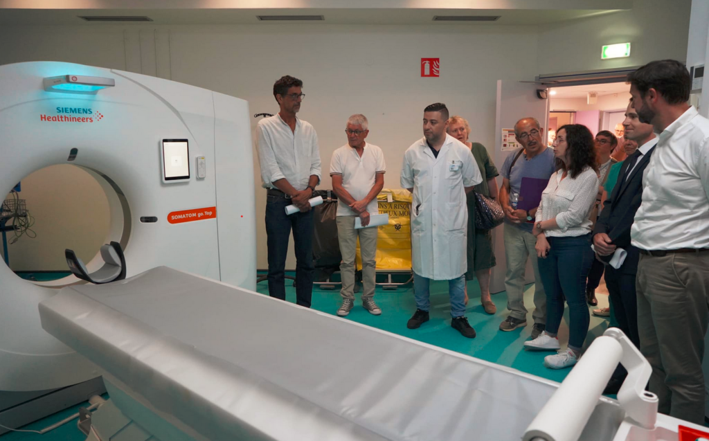 Présentation du nouveau scanner d'Albertville