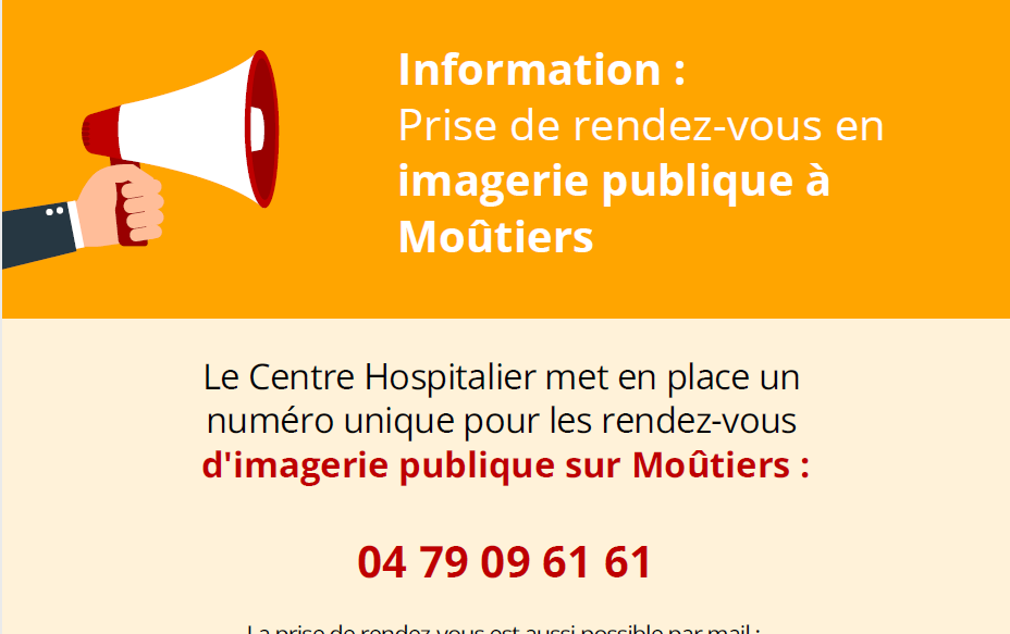 Offre d'imagerie publique Moûtiers